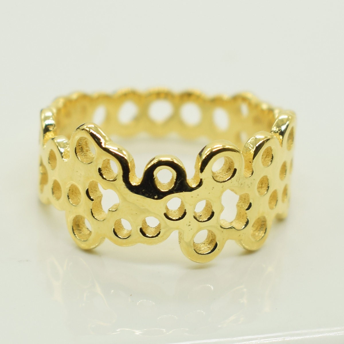 Ring Jewelry Silver Bee Etsy