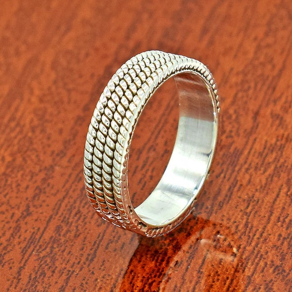 Silver Twisted Ring - Etsy