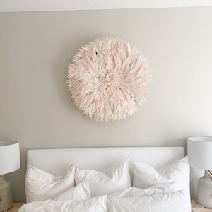 Juju Hat Blush Pink White Pink and White Juju Hat Girls Nursery Decor Baby Nursery Decor