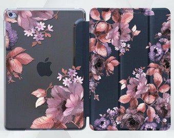 Floral iPad 12.9 Case Flowers iPad Air 2 Case iPad 10.2 7Th Generation Case Watercolor iPad Pro 9.7 Mini iPad Cases iPad 11 Pro Case 3C4104