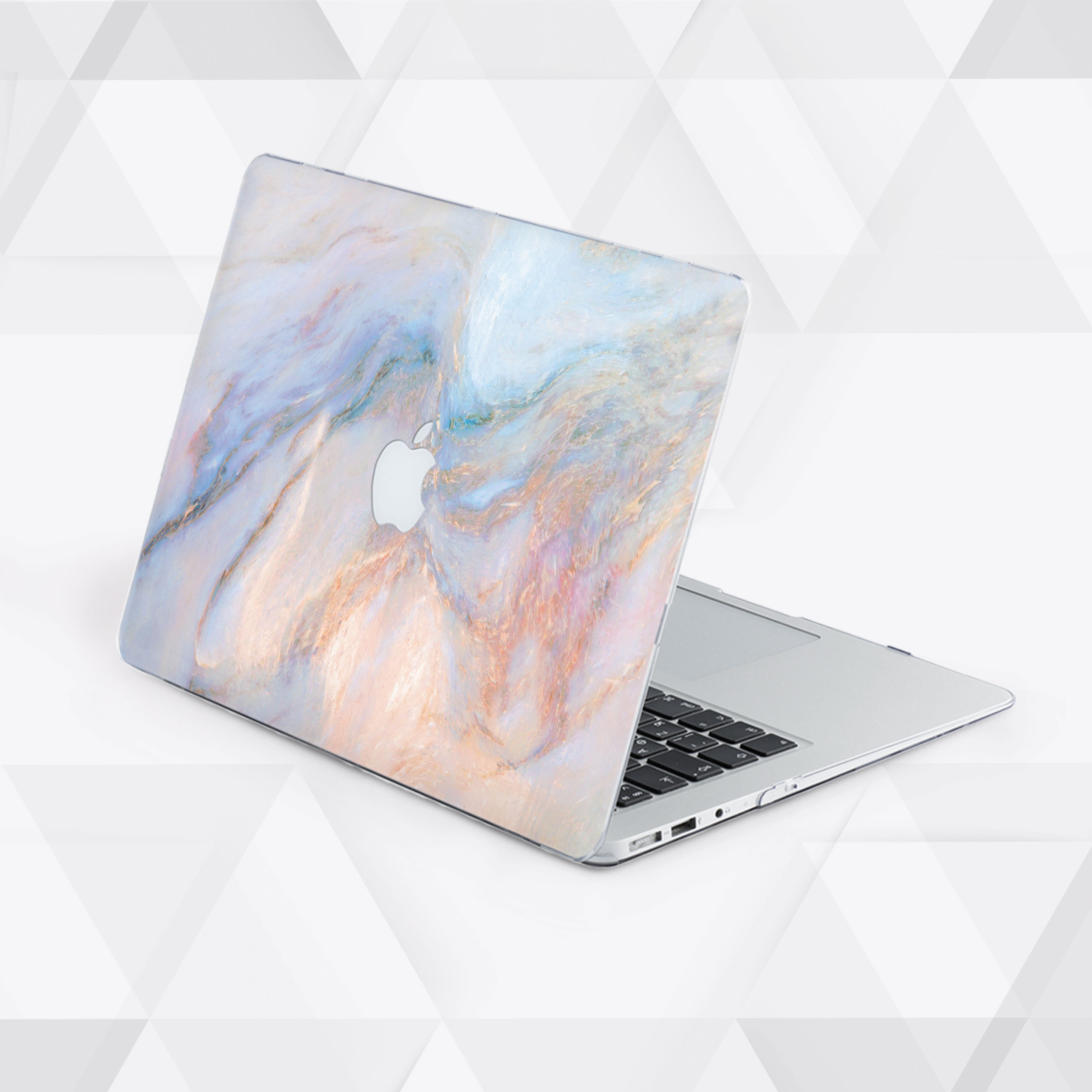 Rose Gold Marble Macbook Case Marble Pink Girl Cute Macbook Etsy