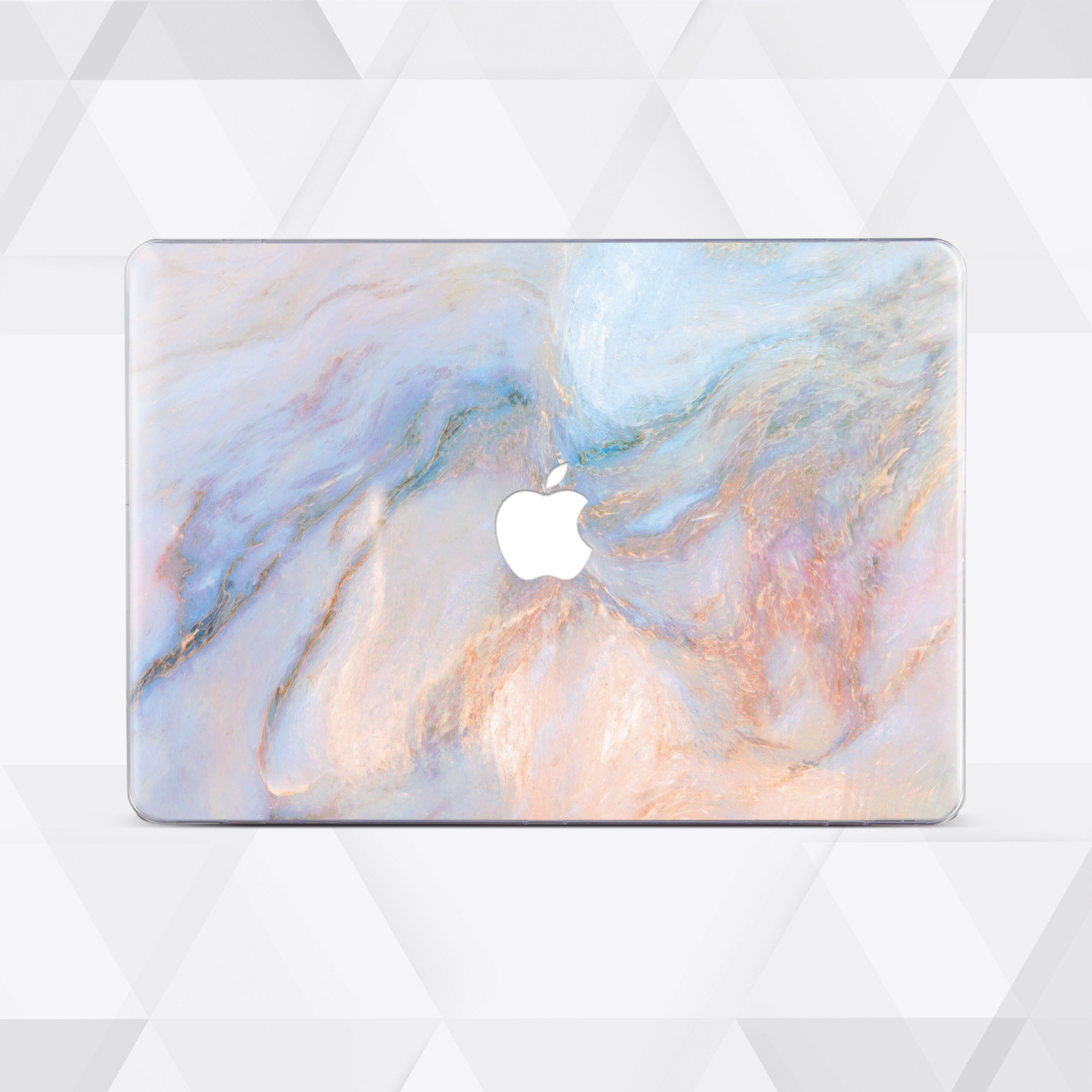 Rose Gold Marble Macbook Case Marble Pink Girl Cute Macbook Etsy