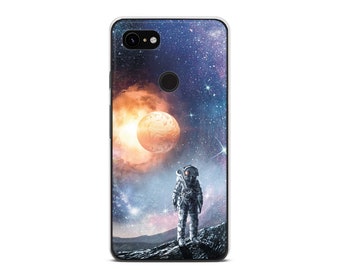 Astronaut Silicone Case Google Pixel 6 Pro Cover Google Pixel 5 5G Soft Case Google Pixel 4A 5G Case Google 6A Hard Case Pixel 7 Pro RD5291