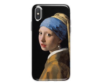 Johannes Vermeer iPhone 14 Pro Max Case Screen Protector Case Girl With Pearl Earring iPhone 13 Pro iPhone 13 Mini Case iPhone 12 Pro YD0121