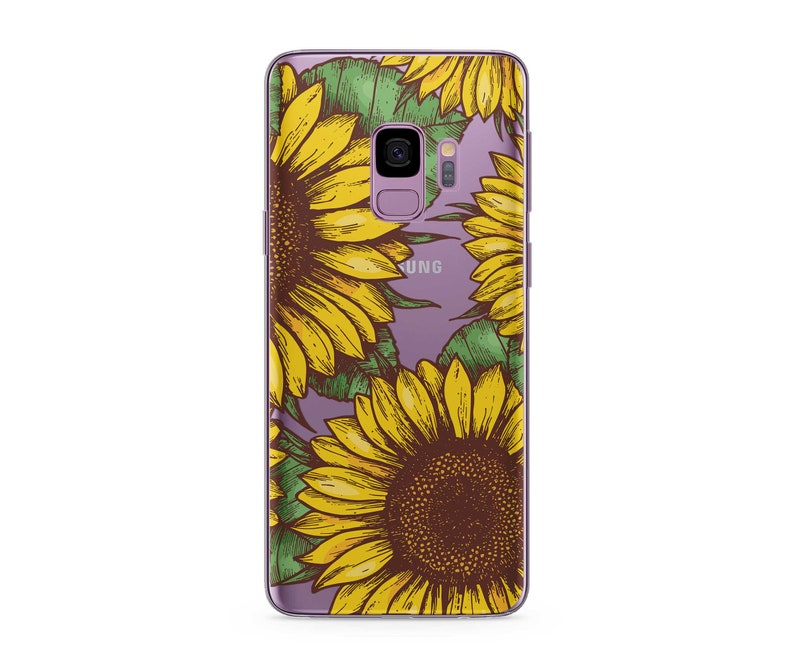 Sunflowers Samsung Galaxy S10E Case flowers Samsung Galaxy S9 Protective Case Yellow flower Samsung S8 Case Samsung S20 Note S7 S6 S5 RD5176