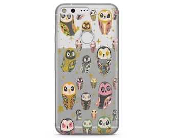 Owl Protective Cover Google Pixel 6 Pro Case Pixel 6 Cute Animal Print Phone Case Google Pixel 5 5G Case Pixel 5 Case Google Pixel 7 CM1355