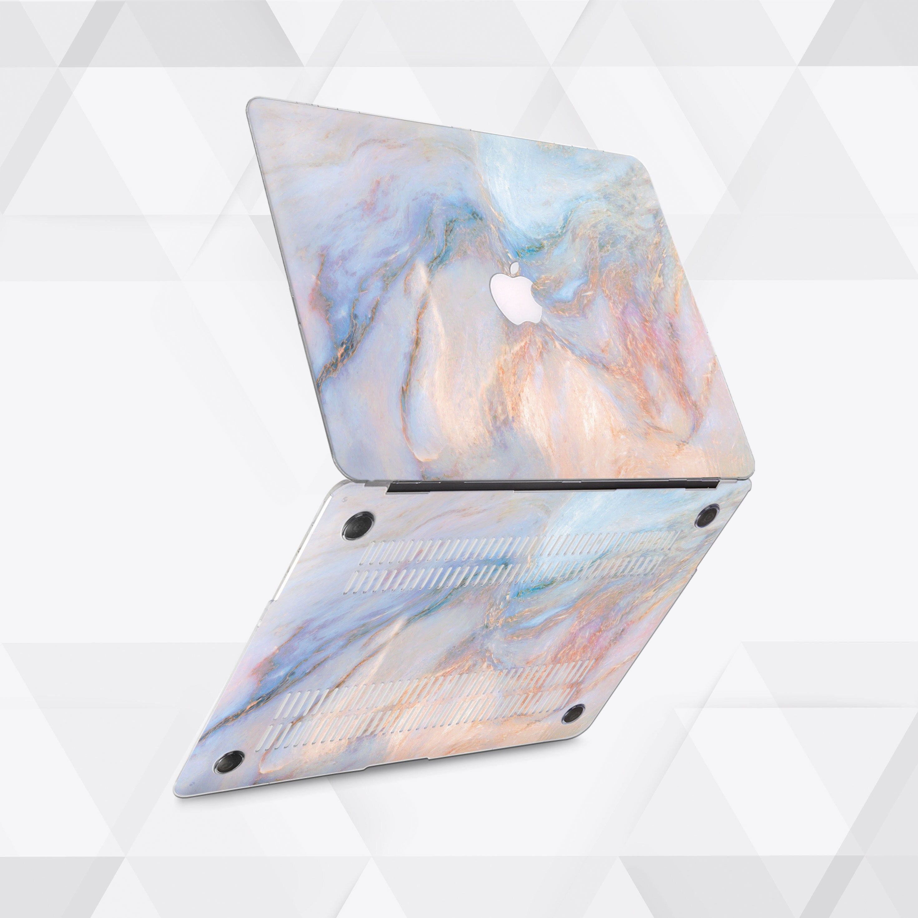 Rose Gold Marble Macbook Case Marble Pink Girl Cute Macbook Etsy
