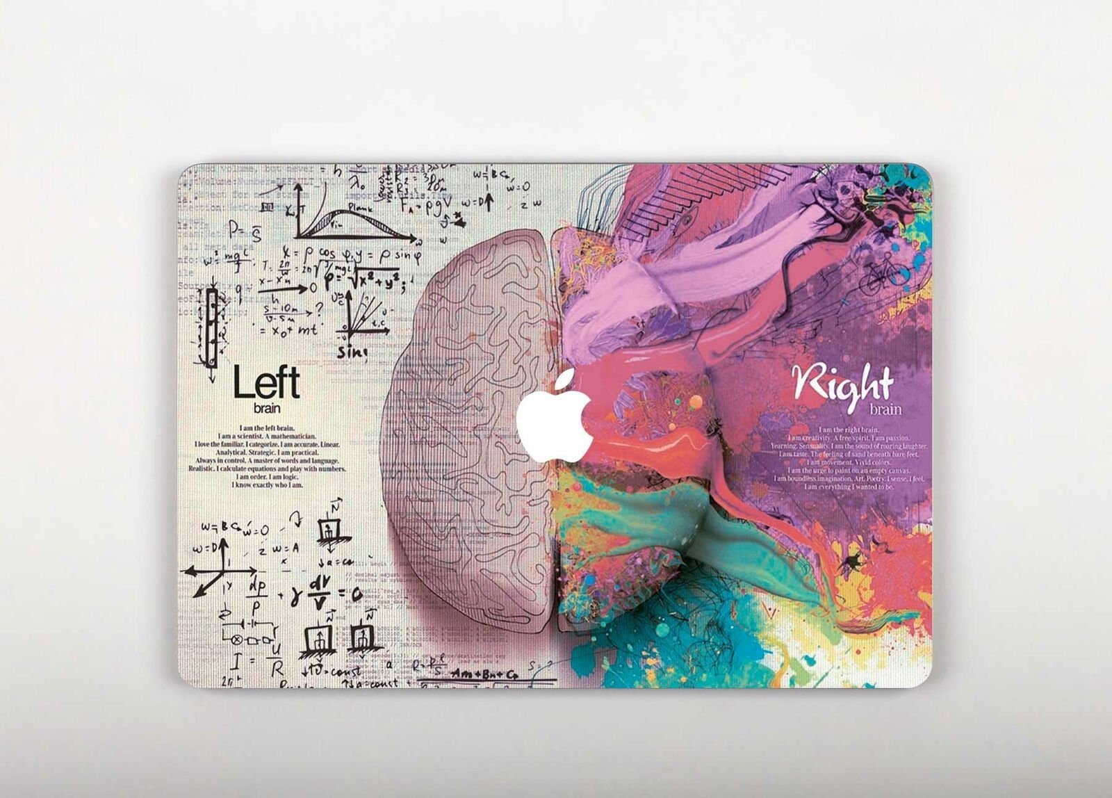 left brain right brain macbook case