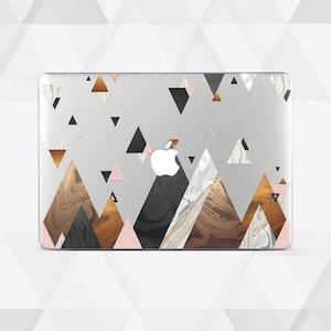 Geometric Macbook Pro 16 Hard Case Art Design Macbook Air Retina 13 Case Macbook Pro 13 Inch Case Triangles Macbook Pro Case 15 Inch SP0185