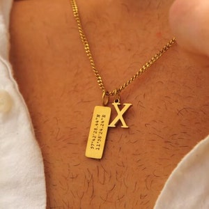 Collar con letras personalizado, collar con inicial personalizado, regalo de agradecimiento para profesores, collar universitario personalizado, regalo de regreso a la universidad, apilable