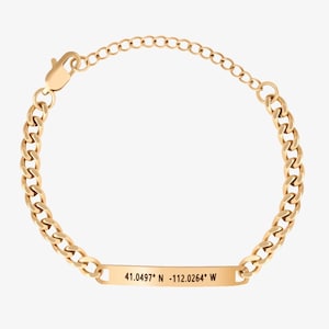 couples personalized engraved bracelet