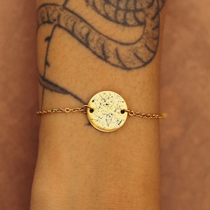 Braccialetti con mappa stellare anniversario Set di 2, regalo di coppia unico, gioielli la notte in cui ci siamo incontrati, braccialetto con mappa della costellazione, braccialetto con moneta incisa