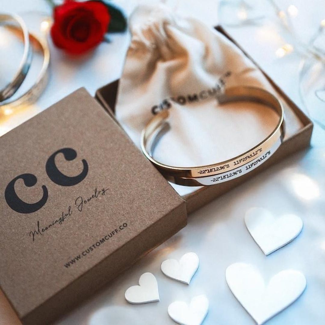Matching Bracelets For Couples - Puzzle Heart Design, Stainless Steel, Anniversary & Valentine's Gift - View #2