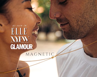 Dainty Magnetic Mother Daughter Necklace Set of Best Friend