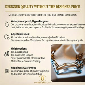 Anillo de coordenadas personalizado, anillo de oro para hombre, anillo de promesa para novio, anillo personalizado para hombre, anillo grabado, anillo de aniversario para él. imagen 10