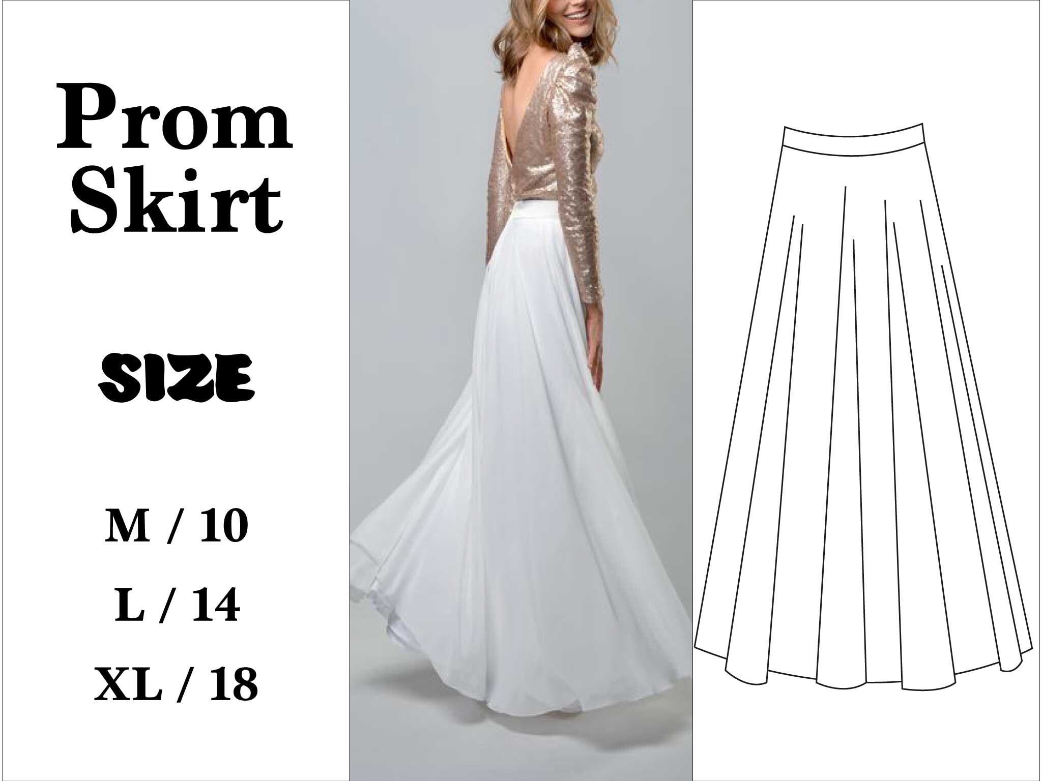 maxi circle skirt pattern