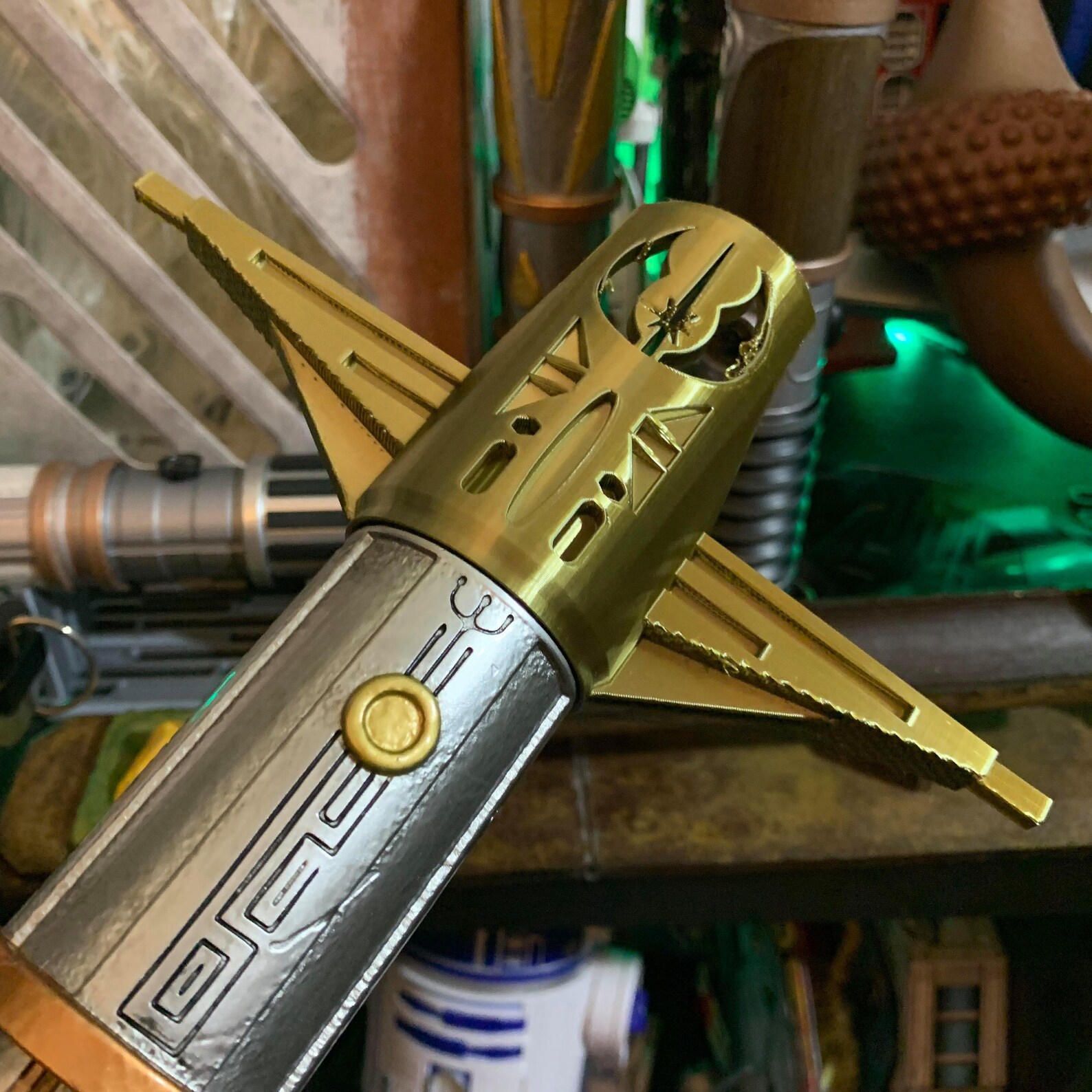 High Republic Style Crossguard Jedi Emitter v2 for Star Wars Etsy