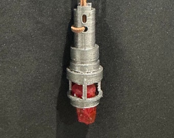 Luke Skywalker Jedi Crusader Pendant for Star Wars Galaxy's Edge Kyber Crystals  -KYBER NOT INCLUDED-