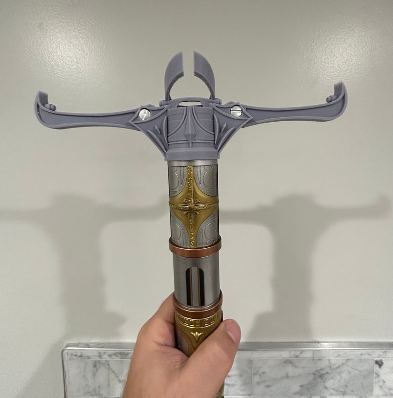 High Republic Style Crossguard Jedi Emitter v4 for Star Wars Galaxy's Edge Savi's Workshop Lightsabers image 6