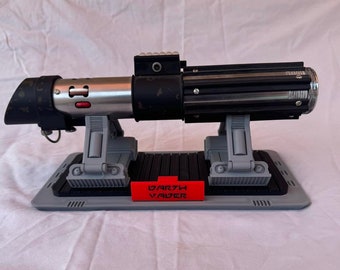 Star Wars Lightsaber Stand w/ Character Name Plaque