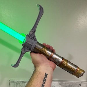 High Republic Style Crossguard Jedi Emitter v4 for Star Wars Galaxy's Edge Savi's Workshop Lightsabers image 3