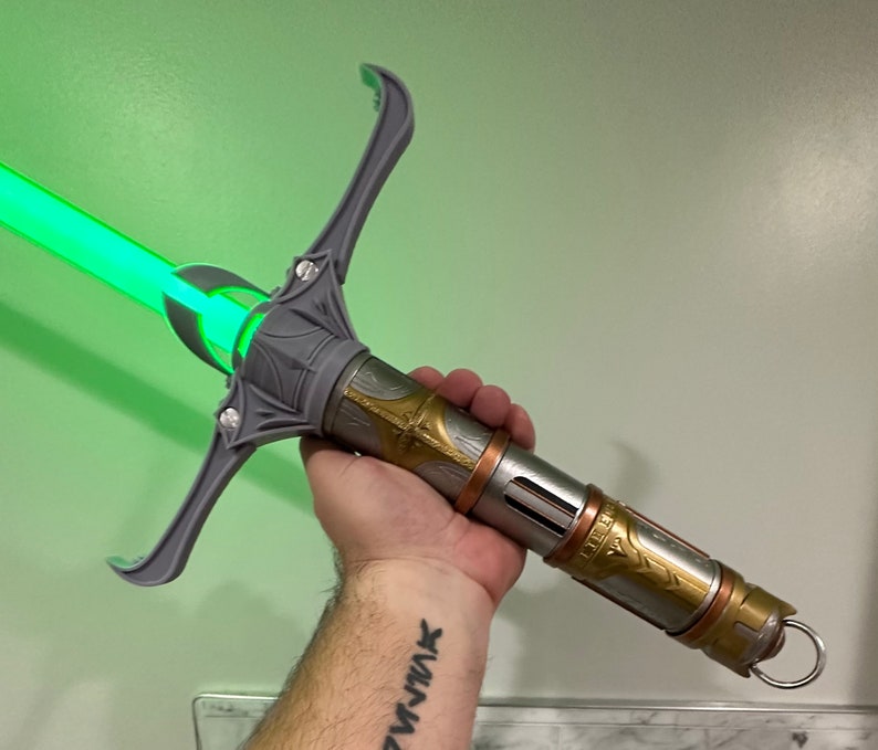 High Republic Style Crossguard Jedi Emitter v4 for Star Wars Galaxy's Edge Savi's Workshop Lightsabers image 1