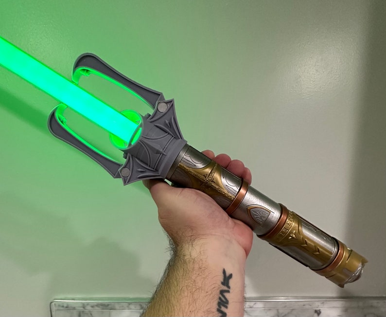 High Republic Style Crossguard Jedi Emitter v4 for Star Wars Galaxy's Edge Savi's Workshop Lightsabers image 4