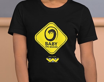 Baby Aan Boord - Alien - Facehugger - Aangepaste T-Shirts - Grappige T-Shirts - Pop Cultuur