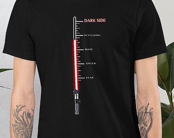 Dark Side Scale - Star Wars - The Force - Jedi - Sith - Pop Culture Tees - Graphic Tees - Funny Tees