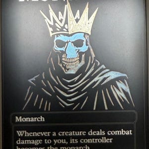 MTG Magic the Gathering Monarch Emblem Token - HOT!