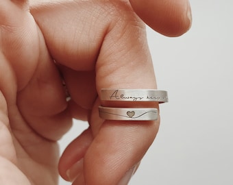 Beach Days - adjustable silver Ring