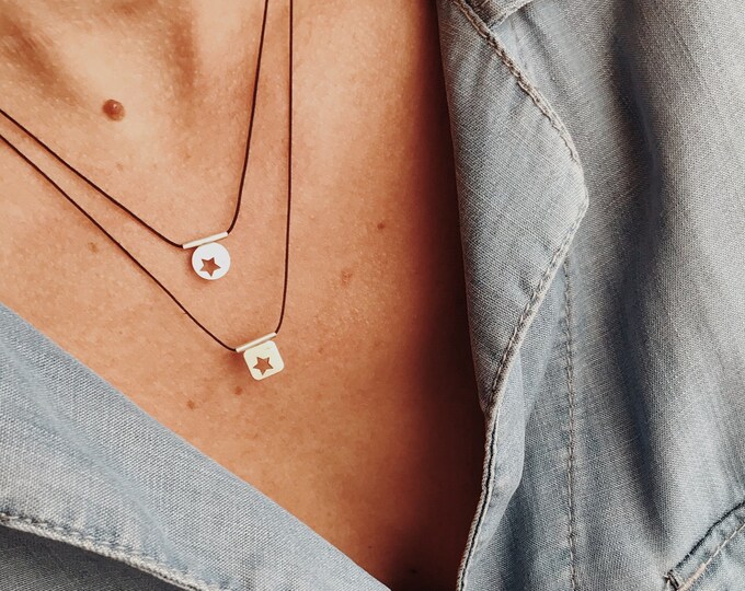 Star - minimal silver necklace