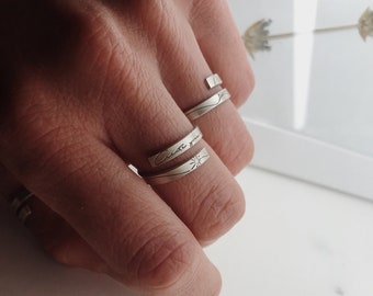 Sunshine - adjustable silver ring