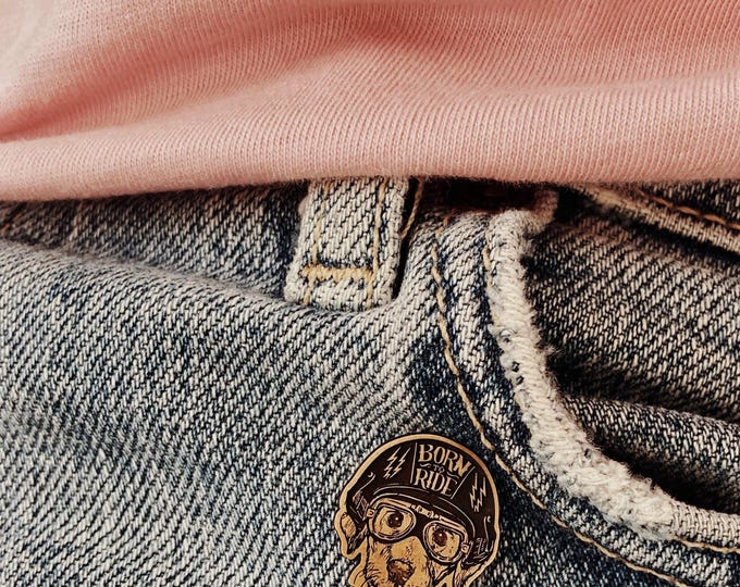 The rebel dog pin