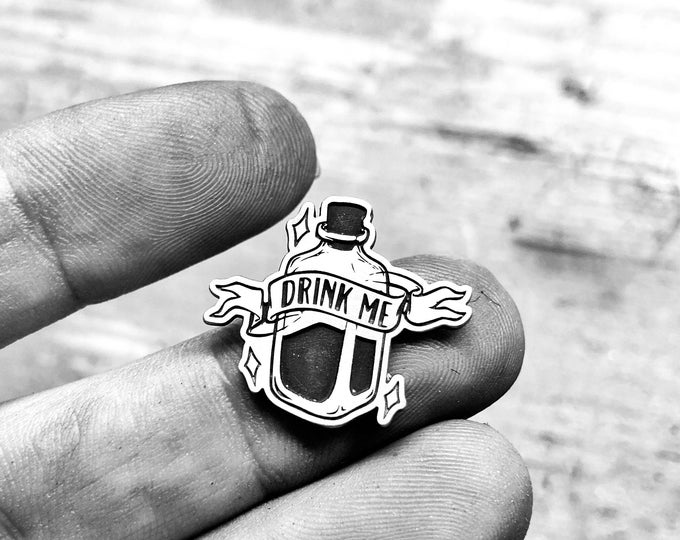 drink me pin