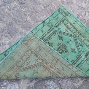 Türkischer Grüner Teppich 28x444 ft Vintage türkischer | Etsy