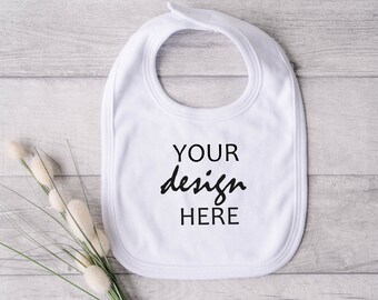 Download Baby Bib Mockup Etsy