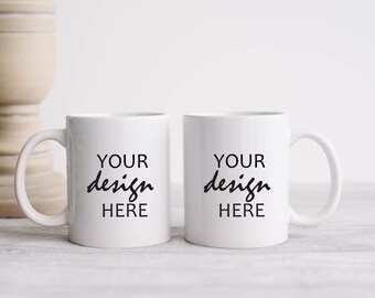 Download Heart Mug Mockup Etsy