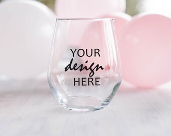 Wine Glass Mockup Etsy