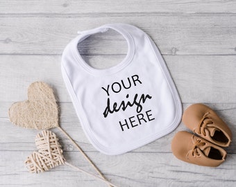 Download Baby Bib Mockup Etsy