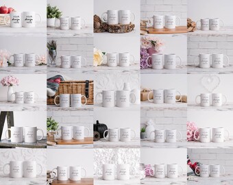 50 Couples Mug MockUps His & Hers Coffee Cup Mock up Bundle modern Mock Up Wedding Styled Stock Photo Couple Coffee Cup Mockup JPG Digital