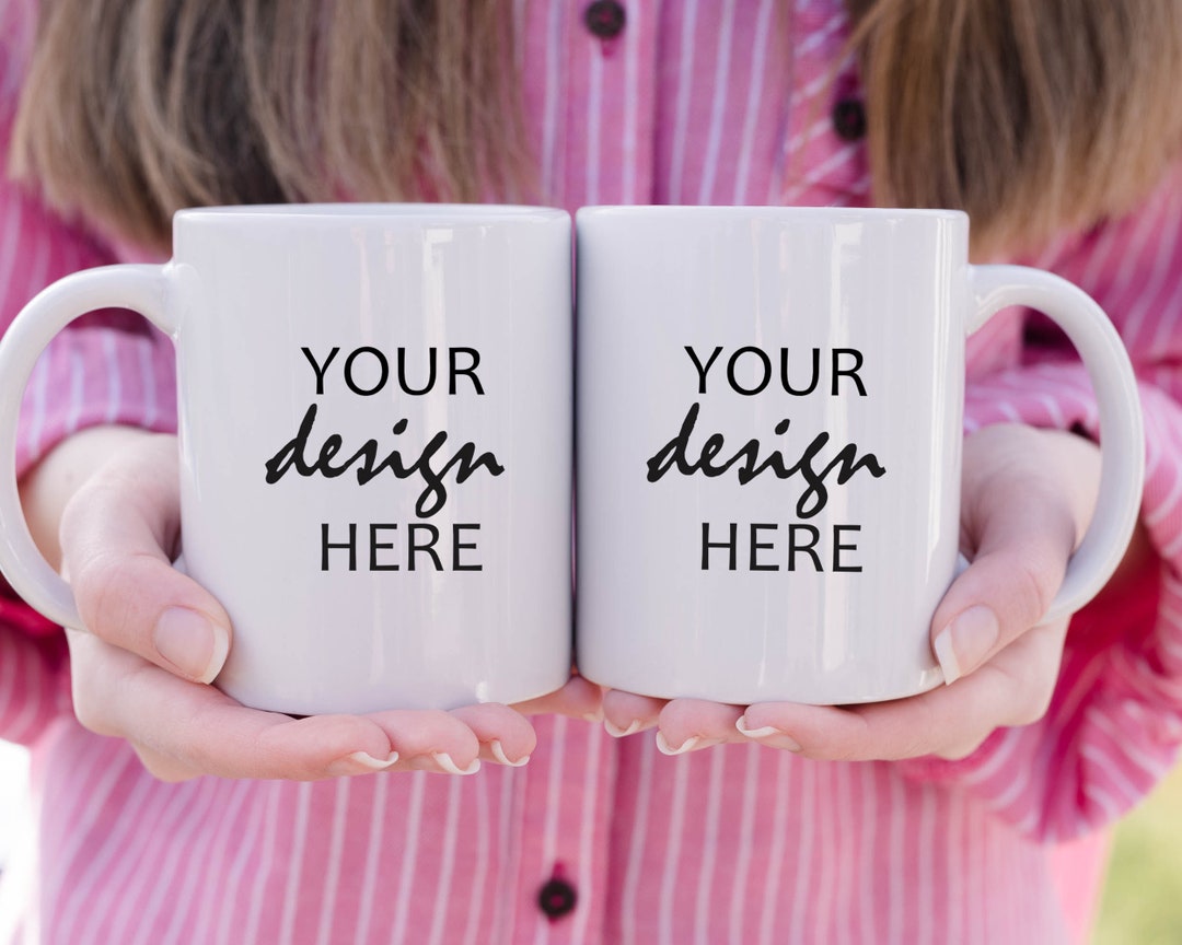 2 Matching Fall Coffee Mug Cups Mockup Graphic by Mockup Central · Creative  Fabrica