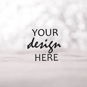 Snowy White Dream Product achtergrond Mockup, bruiloft gestileerde stockfoto&#39;s, foto-ontwerp plat lag Mock Up, JPG digitale download