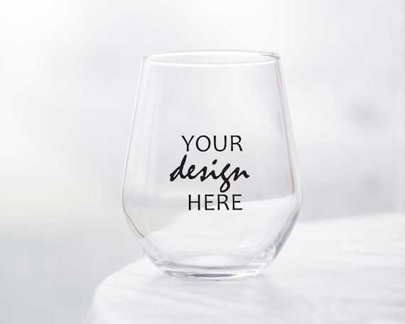 Stemless Wineglass Mockup, Wine Glass Mockup, No Stem Glass Mock Up Styled  Stock Photography Wedding Photo Mock Up JPG Digital Download