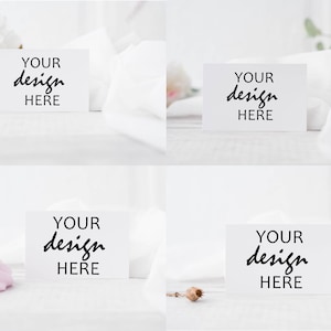 6 x Mockups de cartão de lugar Mockups de cartão de visita adesivo Mockup Cartão de fidelidade Cartão de casamento Mockup foto de estilo de vida de casamento, Jpeg Download instantâneo