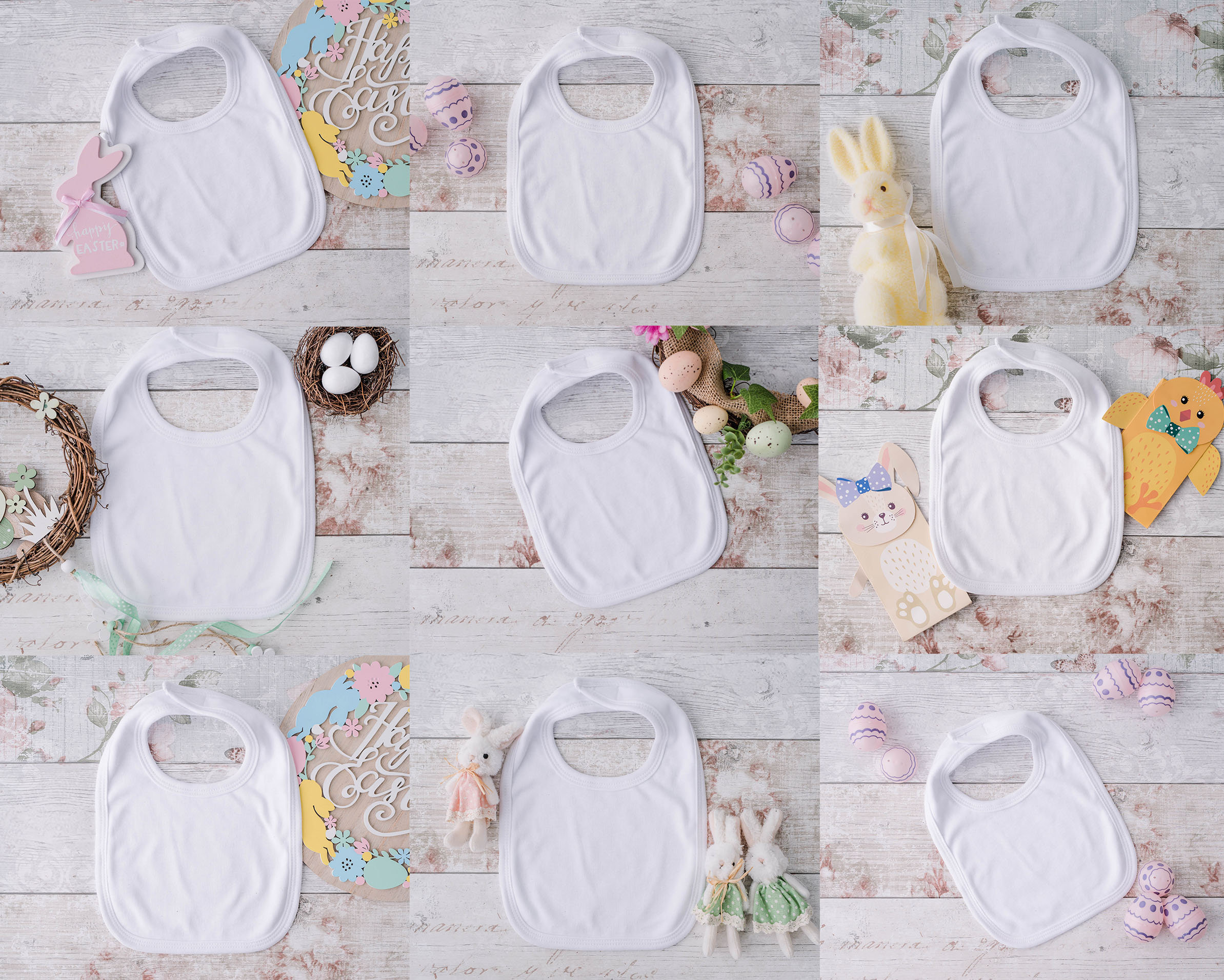 14 Easter Baby Bib Mockups Bib Mock Ups Baby Mockup Mockup Etsy Australia