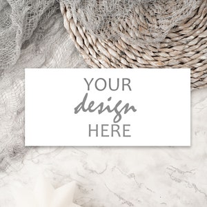 Cartão presente mockup 3.75x8 cartão mock-up svg mockup rústico vale-presente mockup, papelaria de casamento, foto de estilo de vida, Jpeg Instant Download