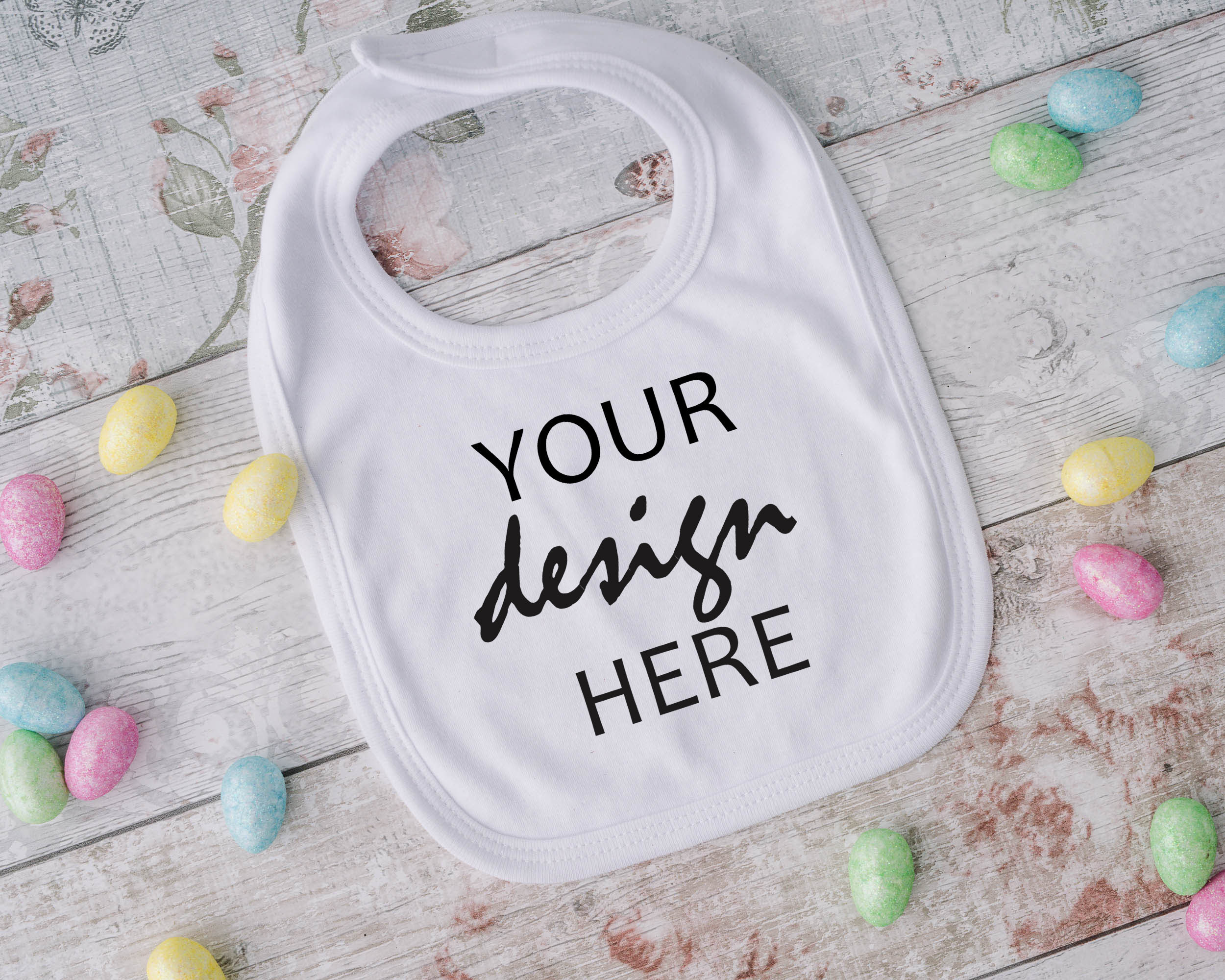 Download Easter Baby Bib Mockup Bib Maquetas maqueta bebé maqueta | Etsy