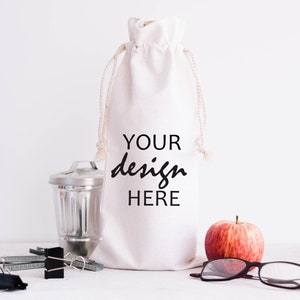 Drawstring Flasche Tasche Mockup Lehrer Geschenk Tasche Mockups Canvas Tasche mock up Sublimation Bag Mockup Cricut Mock Up Digital Download Jpg