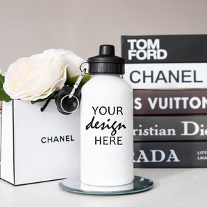 500ml Water Bottle Mockup Sports Cap Drink Bottle Mock up Stock Designer Luxury Brand Mockup Refillable Water Bottle JPG Digital Download